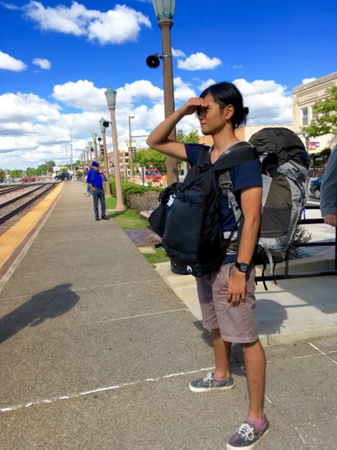 旅の途上。シカゴにて。