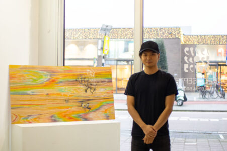 at an exhibition